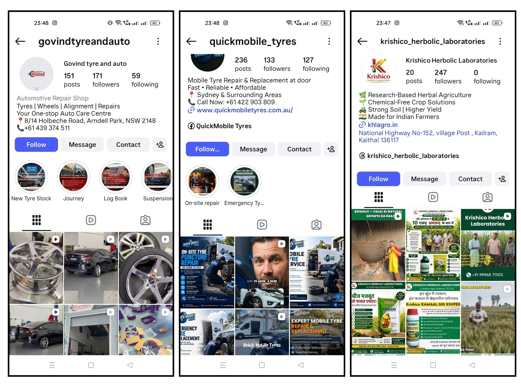 AdsHive Media Instagram profile management growth multiple accounts
